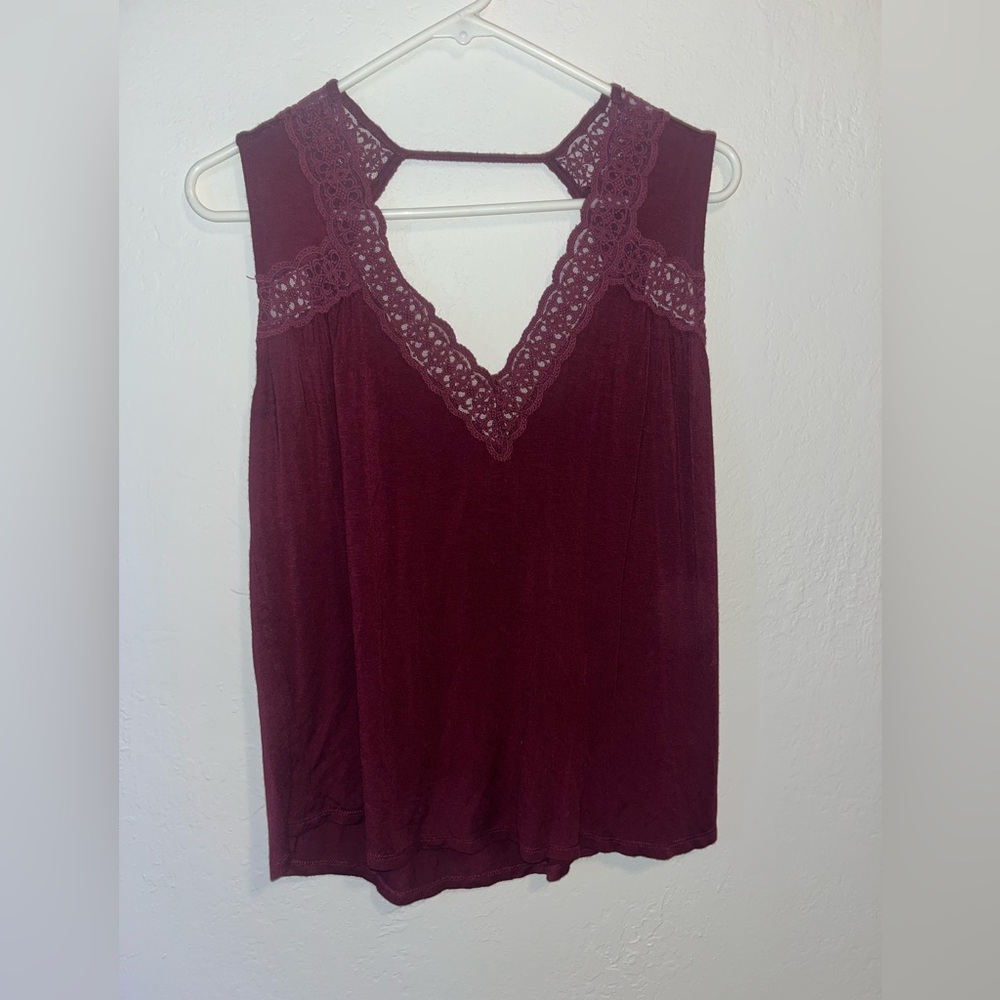 Open back tank top